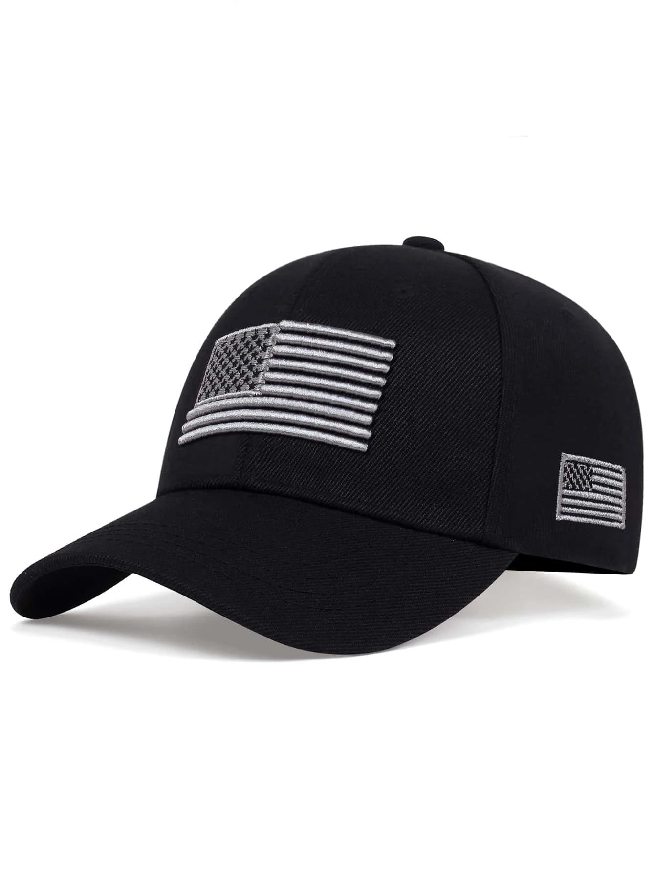 Men Flag Embroidered Baseball Cap Street