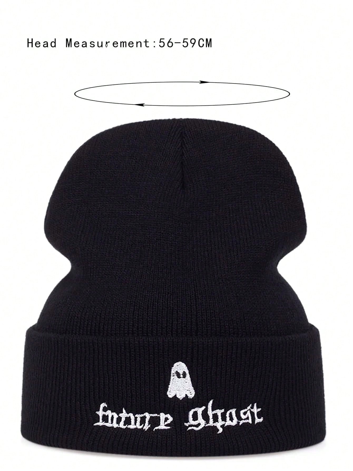 Men Alien Embroidered Beanie Street