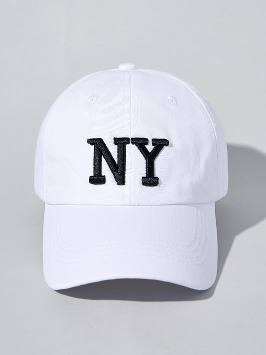 1Pc Outdoor Adjustable Sun Protection Embroidered Letter Baseball Cap for Spring and Autumn