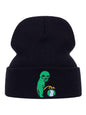 Men Alien Embroidered Beanie Street