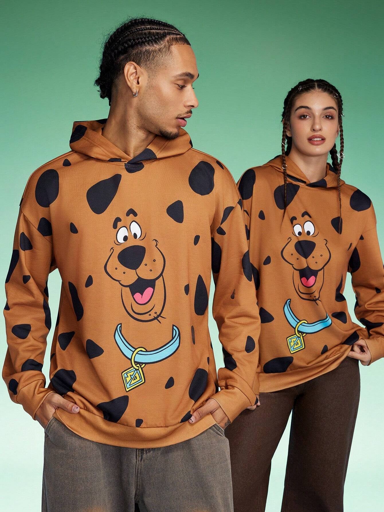 SCOOBY-DOO X  Unisex Allover Print Hoodies, for Fall