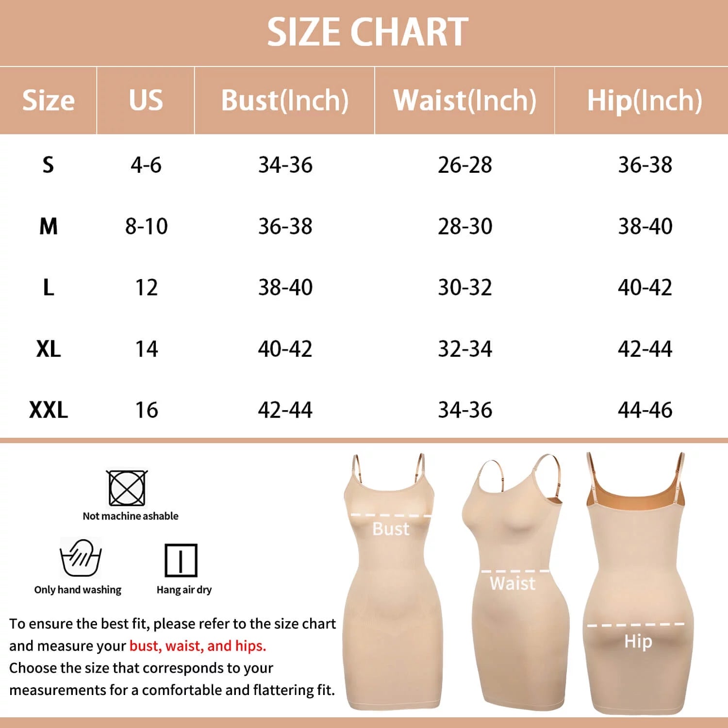 2 Packs Shapewear Slips for under Dresses Women'S Tummy Control Body Shaper Slimming Seamless Cami Slip