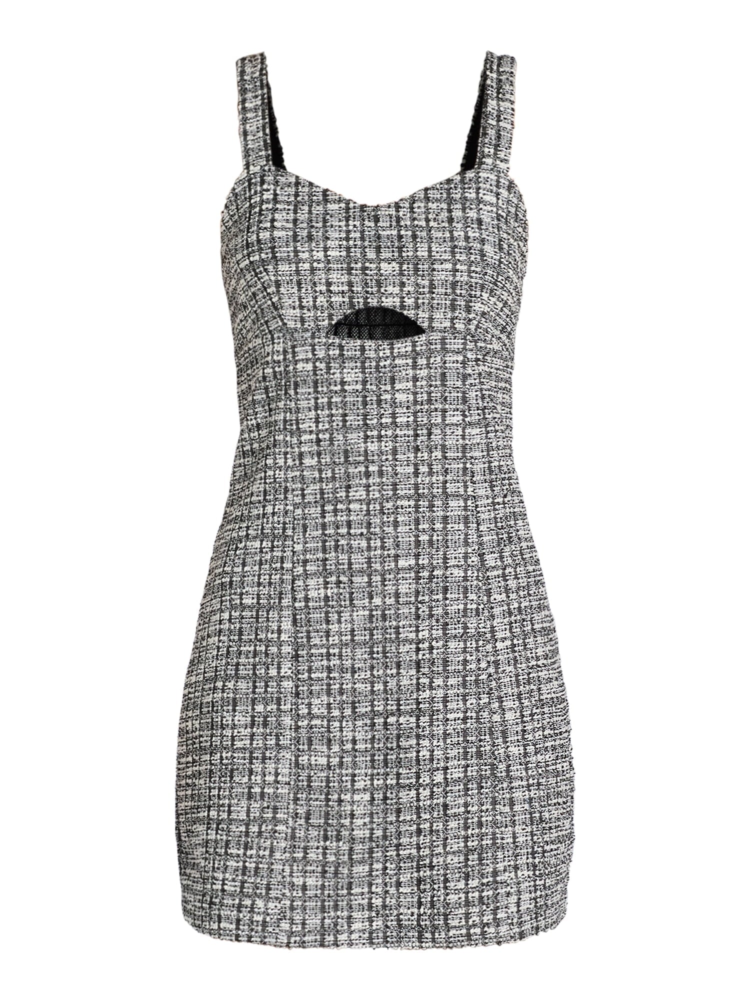 Juniors’ Cut Out Boucle Dress, Sizes XXS-XXL