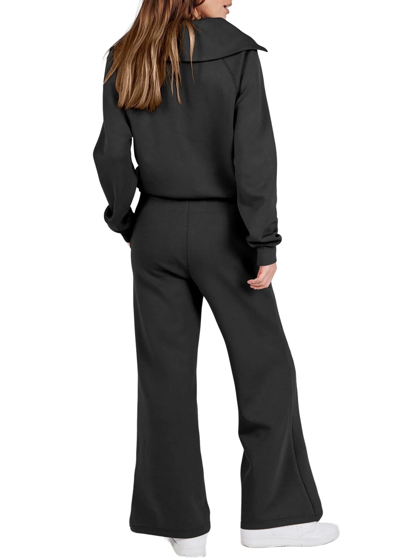 Outfit Sets for Women 2 Piece Sets Winter Casual Tracksuit Long Sleeve Lounge Set Outfits with Pockets