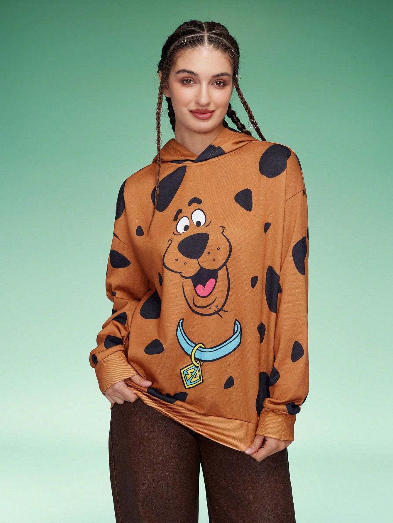 SCOOBY-DOO X  Unisex Allover Print Hoodies, for Fall